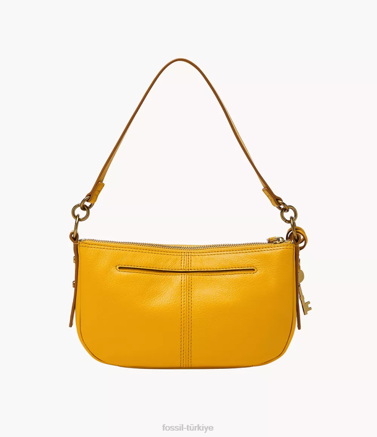 Fossil 6J04469 sarı jolie baget çanta kadınlar