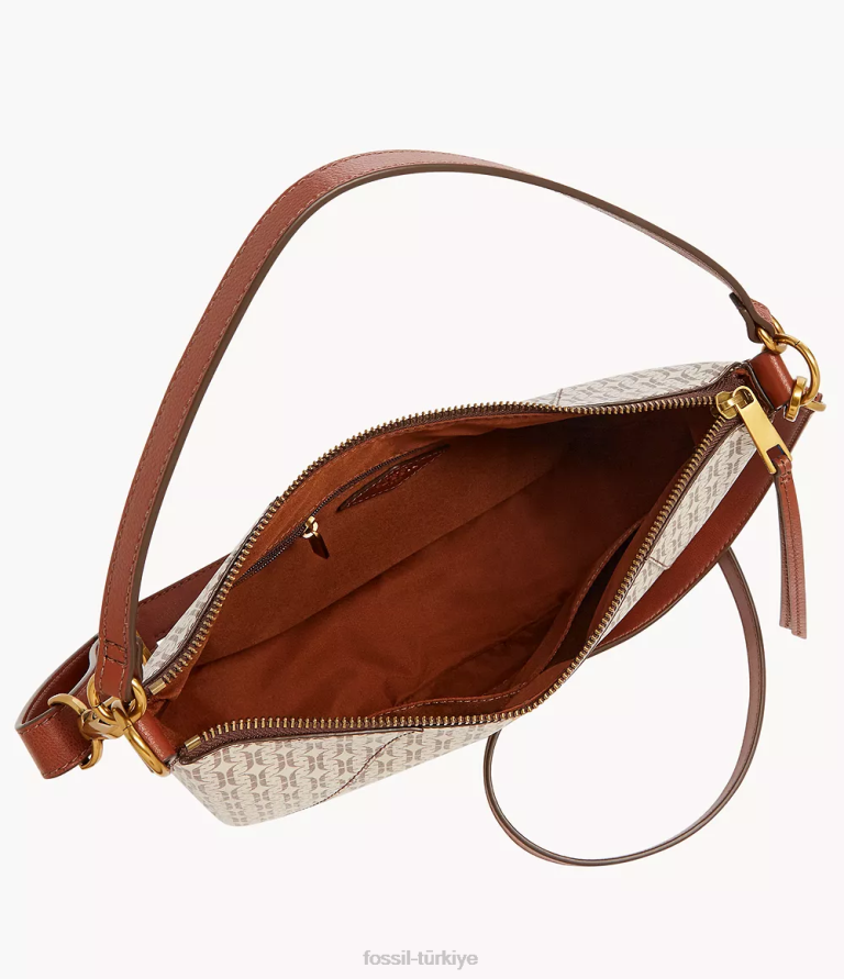 Fossil 6J04474 haki Skylar çapraz gövdesi çanta kadınlar