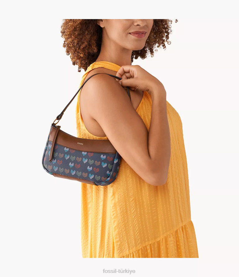 Fossil 6J04480 Donanma Skylar baget çanta kadınlar