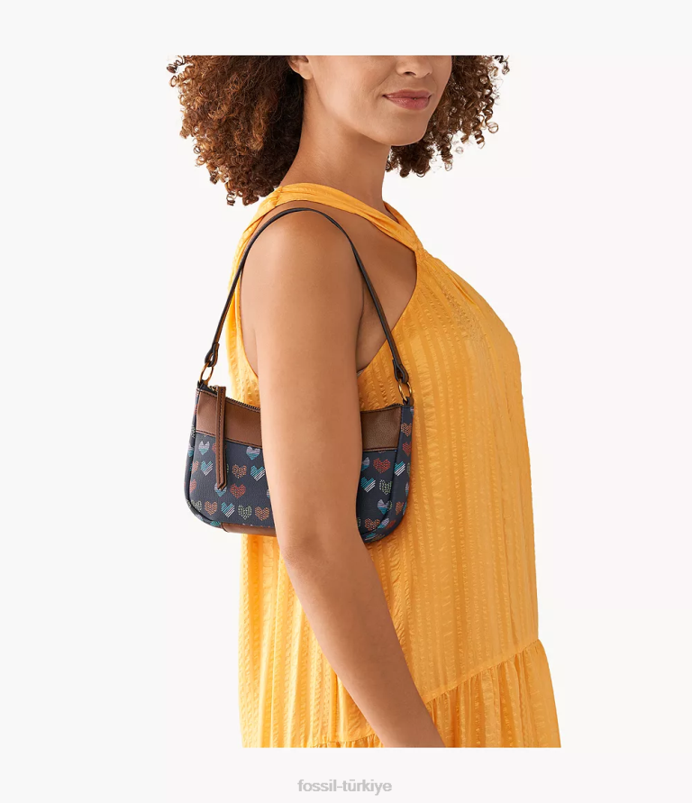 Fossil 6J04480 Donanma Skylar baget çanta kadınlar