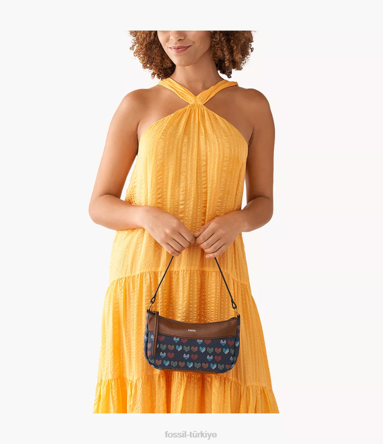 Fossil 6J04480 Donanma Skylar baget çanta kadınlar