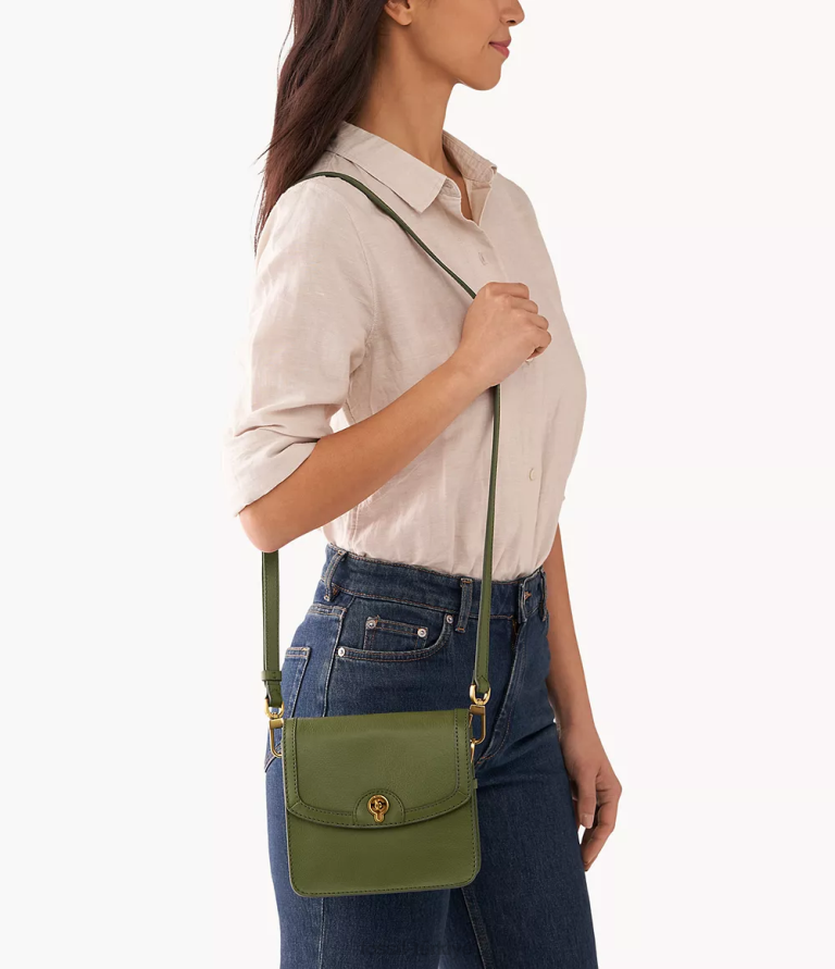 Fossil 6J04484 zeytin ainsley küçük çapraz vücut çanta kadınlar