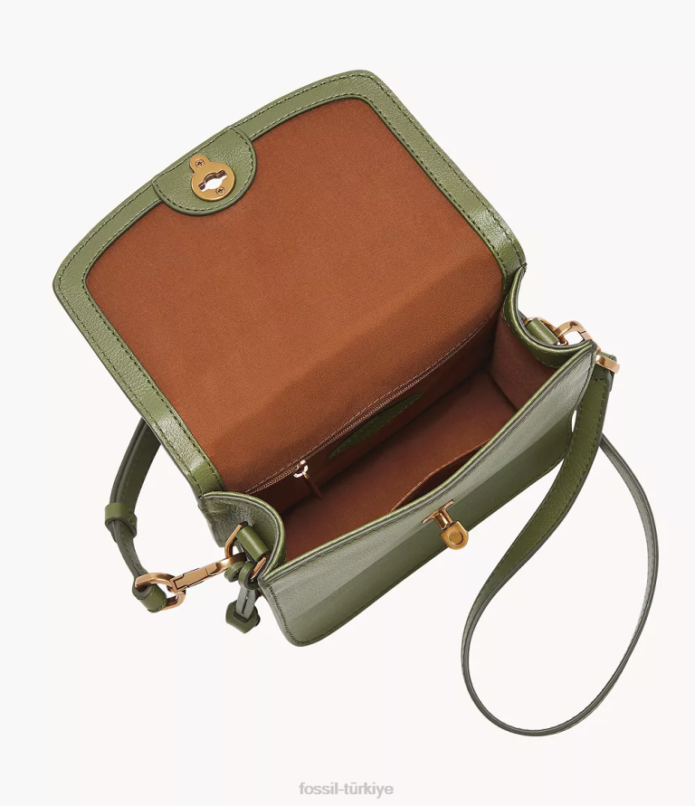 Fossil 6J04484 zeytin ainsley küçük çapraz vücut çanta kadınlar