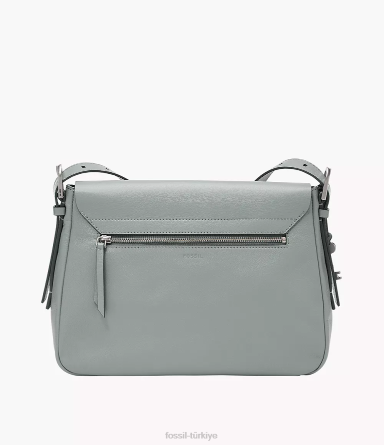 Fossil 6J04516 mavi harper büyük kapaklı çapraz gövde çanta kadınlar