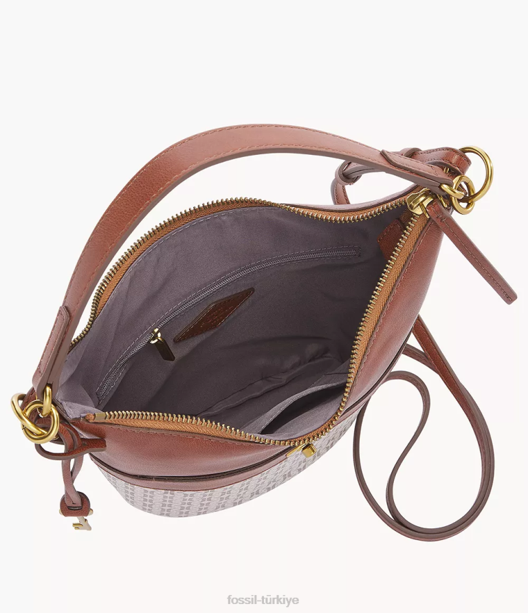 Fossil 6J04517 haki Talulla küçük serseri çanta kadınlar