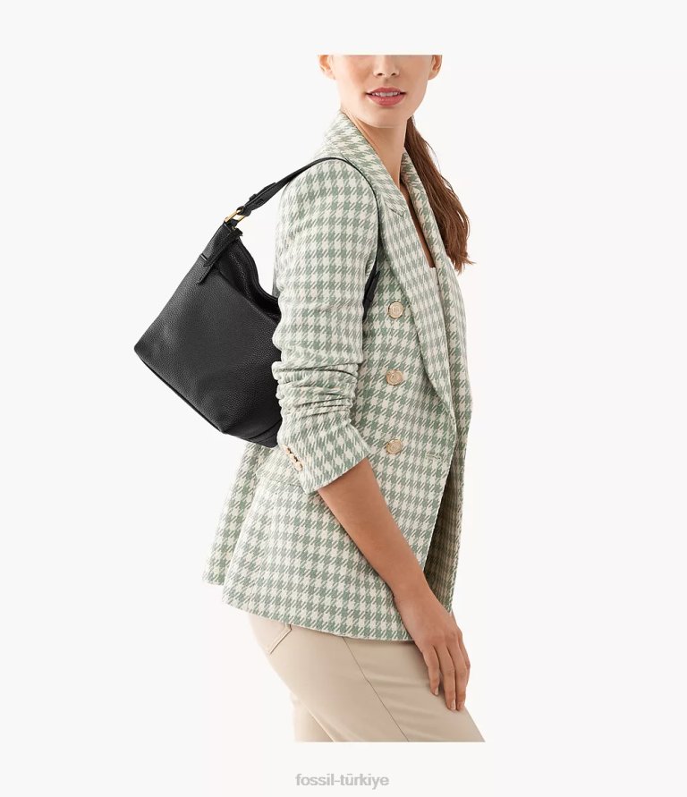 Fossil 6J04519 siyah julianna serseri çanta kadınlar