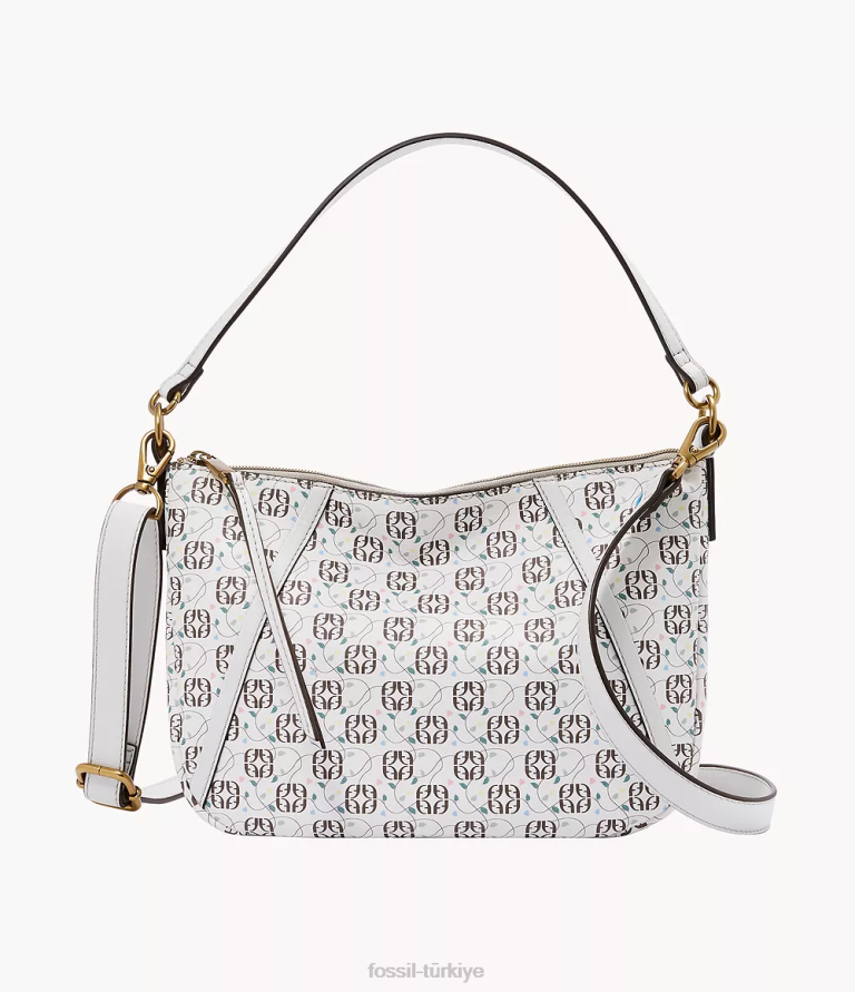 Fossil 6J04522 beyaz Skylar çapraz gövdesi çanta kadınlar
