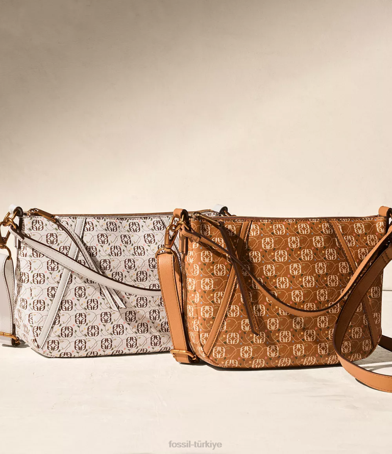 Fossil 6J04522 beyaz Skylar çapraz gövdesi çanta kadınlar