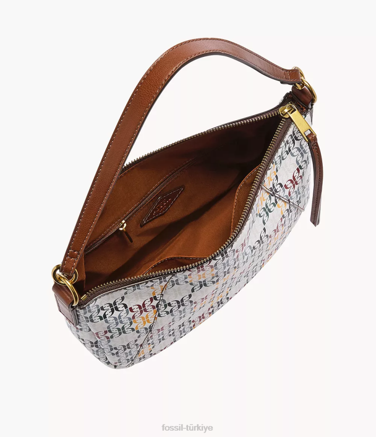 Fossil 6J04525 beyaz Skylar çapraz gövdesi çanta kadınlar