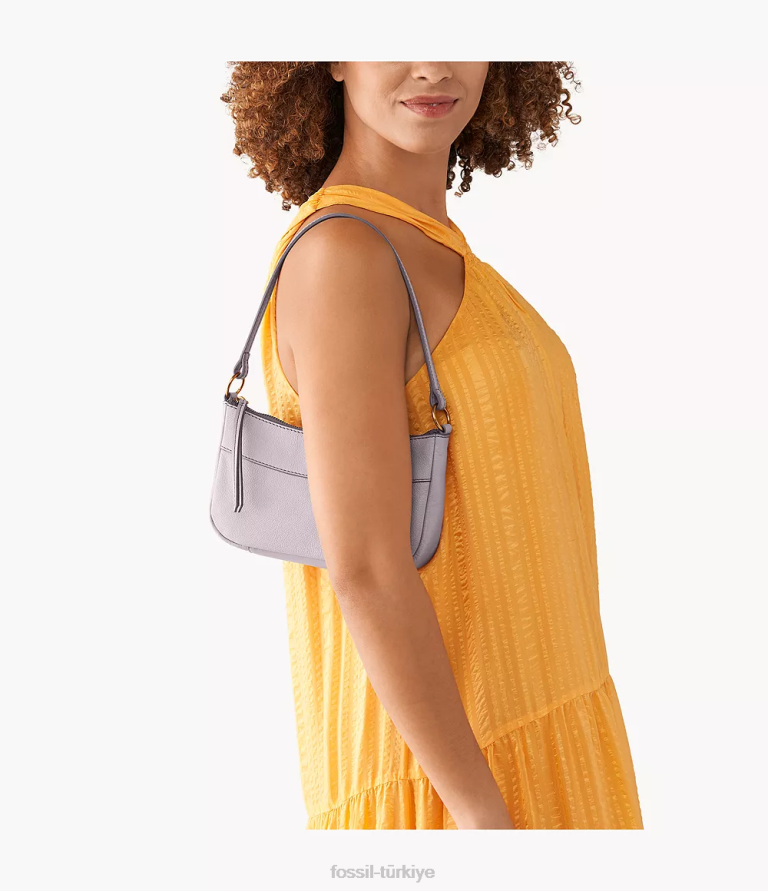 Fossil 6J04527 mor Skylar baget çanta kadınlar
