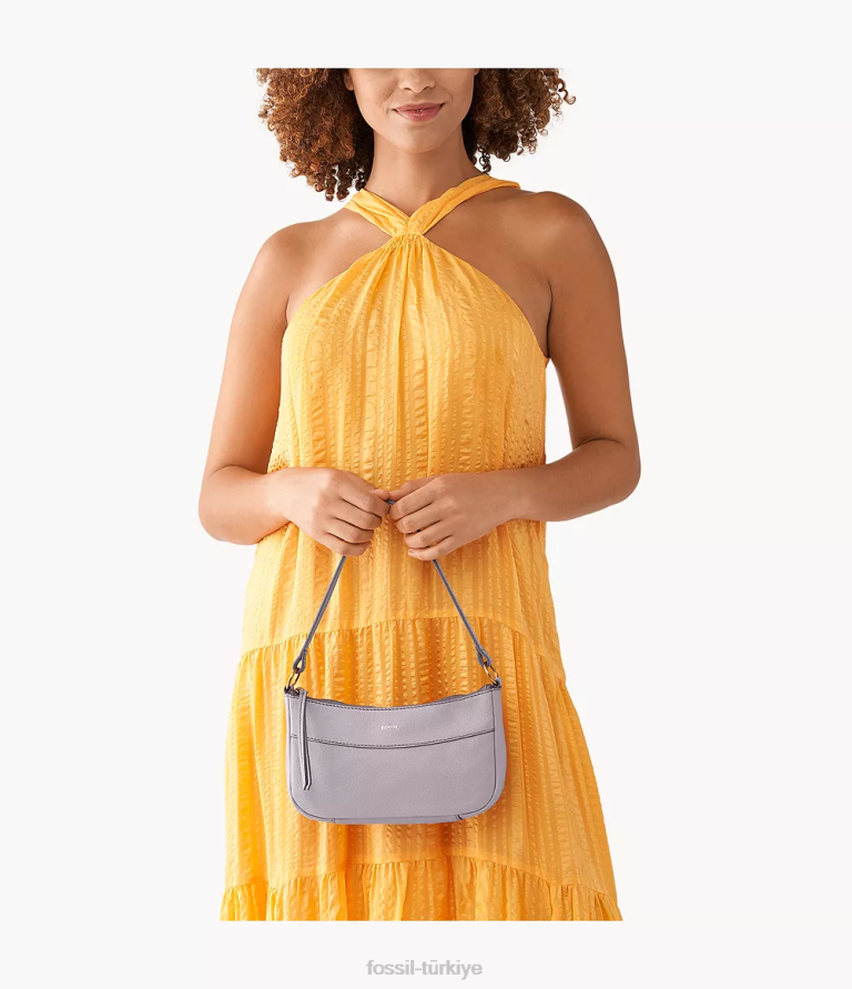 Fossil 6J04527 mor Skylar baget çanta kadınlar