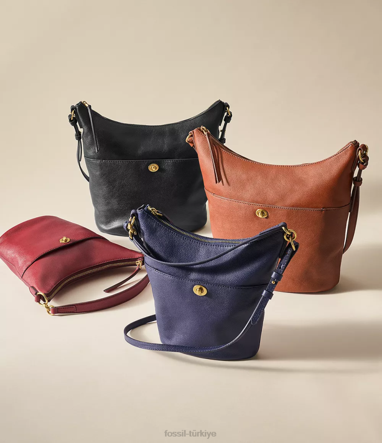 Fossil 6J04533 siyah Talulla serseri çanta kadınlar