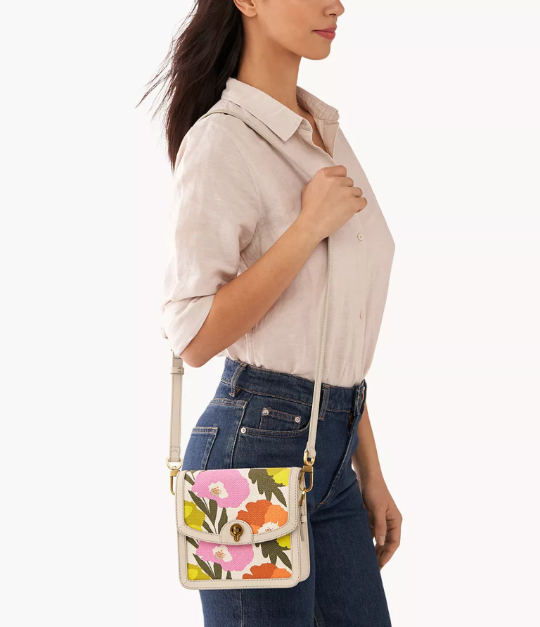 Fossil 6J04565 çok ainsley küçük çapraz vücut çanta kadınlar