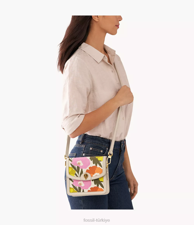 Fossil 6J04565 çok ainsley küçük çapraz vücut çanta kadınlar