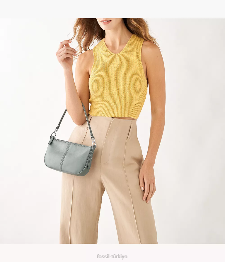 Fossil 6J04571 mavi jolie baget çanta kadınlar