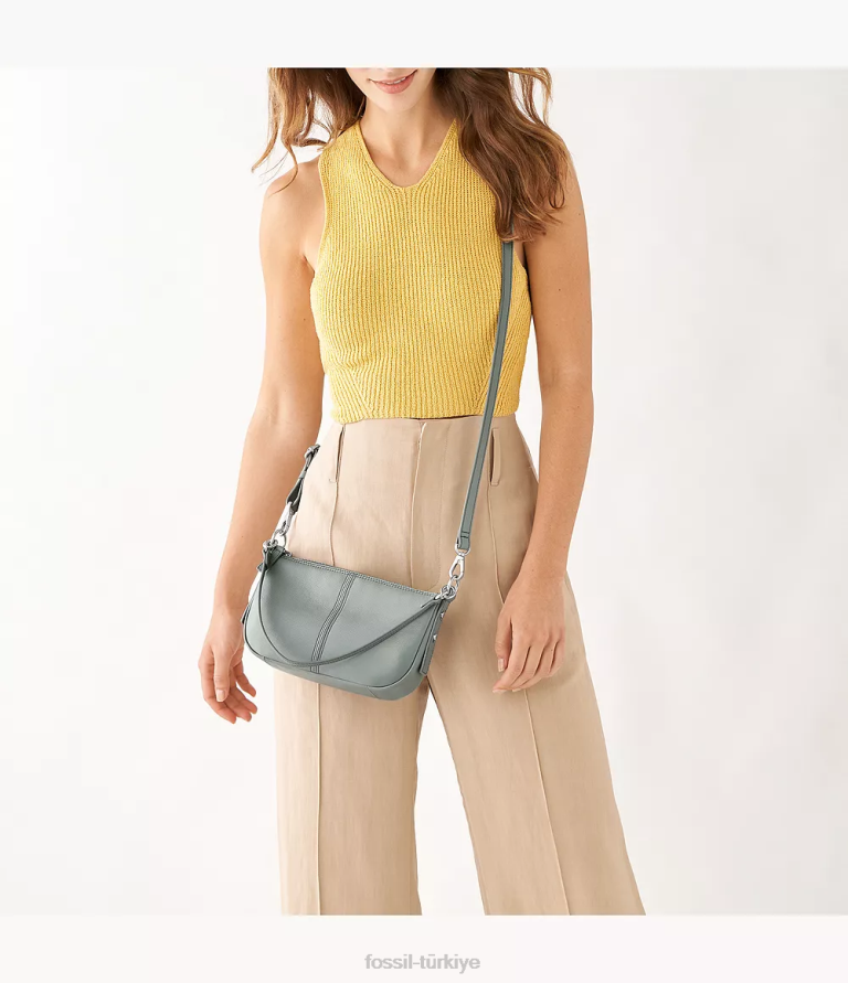 Fossil 6J04571 mavi jolie baget çanta kadınlar