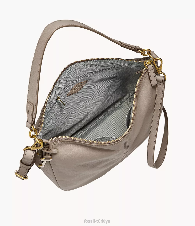 Fossil 6J04574 gri jolie çapraz vücut çanta kadınlar