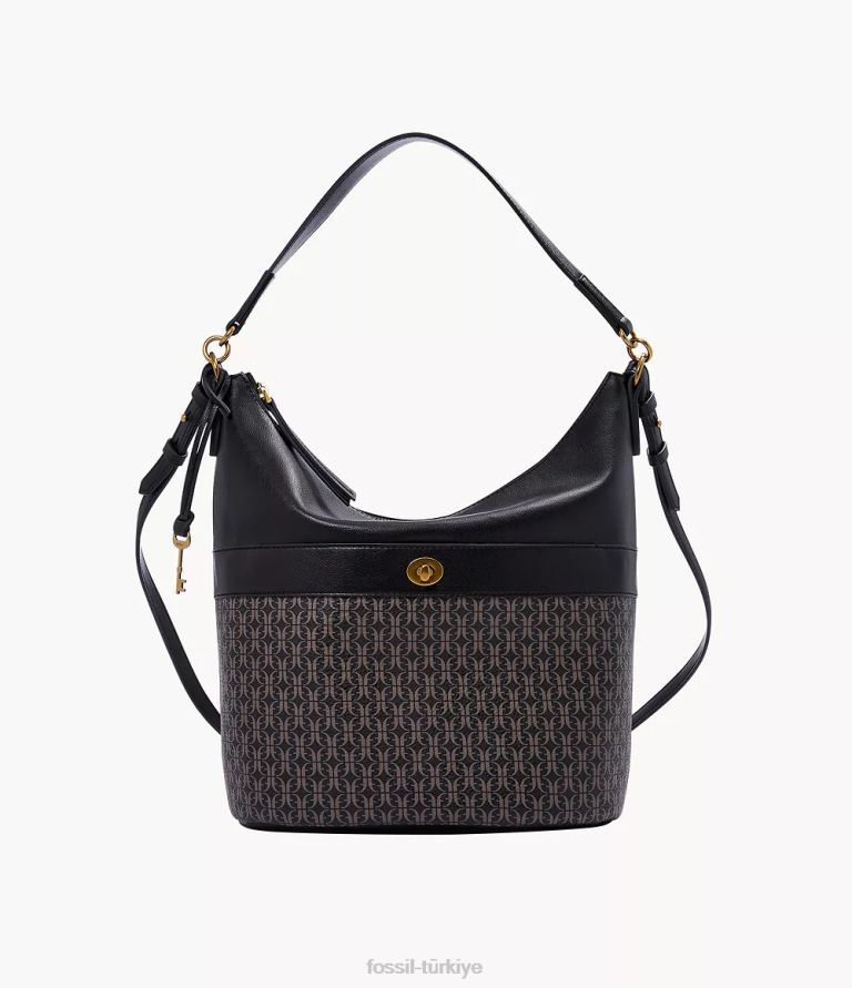 Fossil 6J04577 siyah Talulla serseri çanta kadınlar