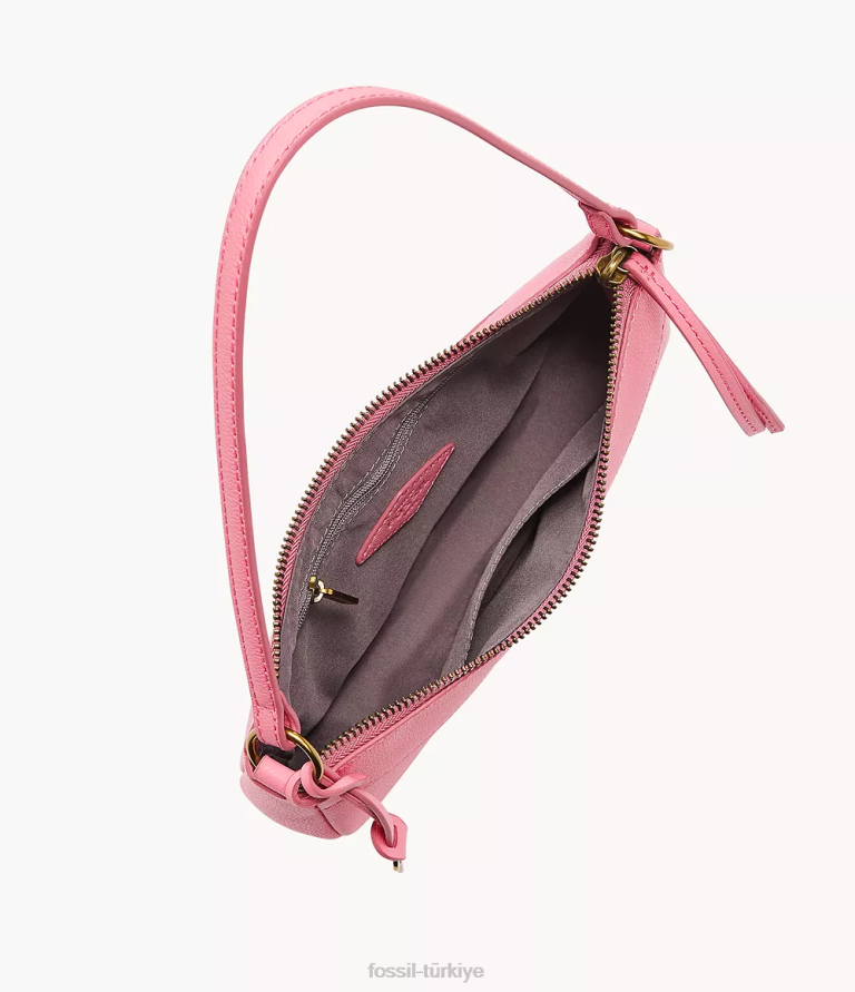 Fossil 6J04598 pembe Skylar baget çanta kadınlar