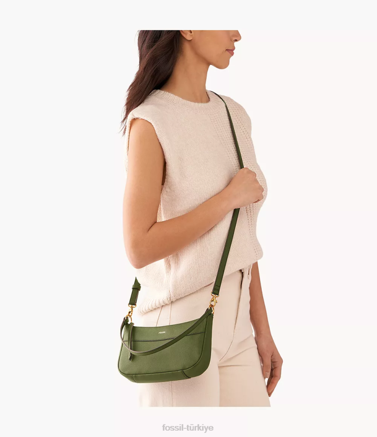 Fossil 6J04600 zeytin Skylar baget çanta kadınlar
