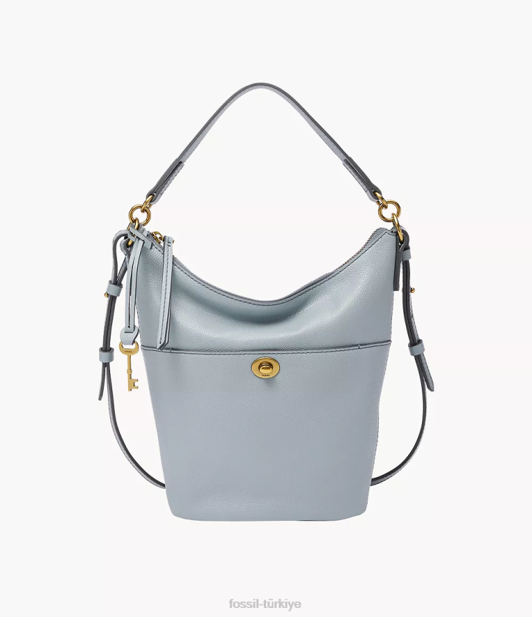 Fossil 6J04635 mavi Talulla küçük serseri çanta kadınlar