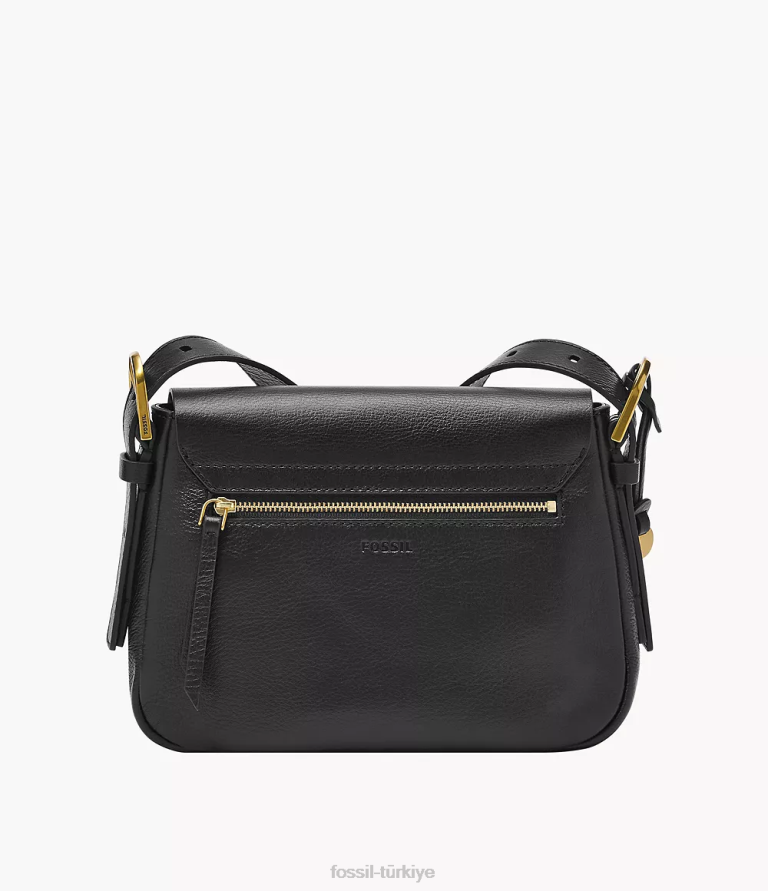 Fossil 6J04639 siyah harper küçük kapaklı çapraz gövde çanta kadınlar