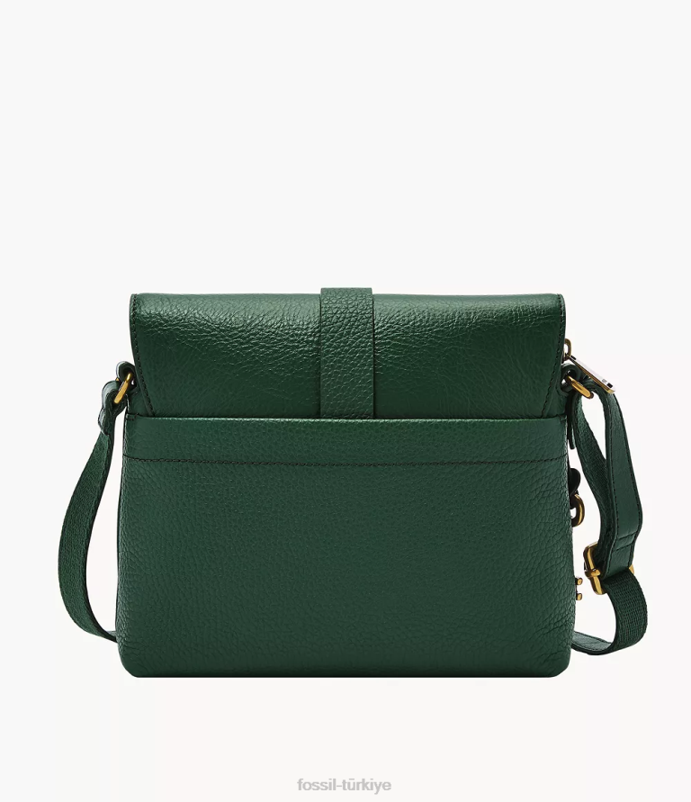 Fossil 6J04648 yeşil kinley küçük çapraz vücut çanta kadınlar