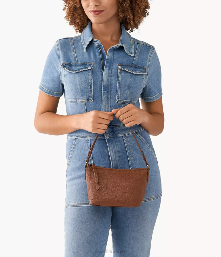 Fossil 6J04650 kahverengi julianna mini serseri çanta kadınlar