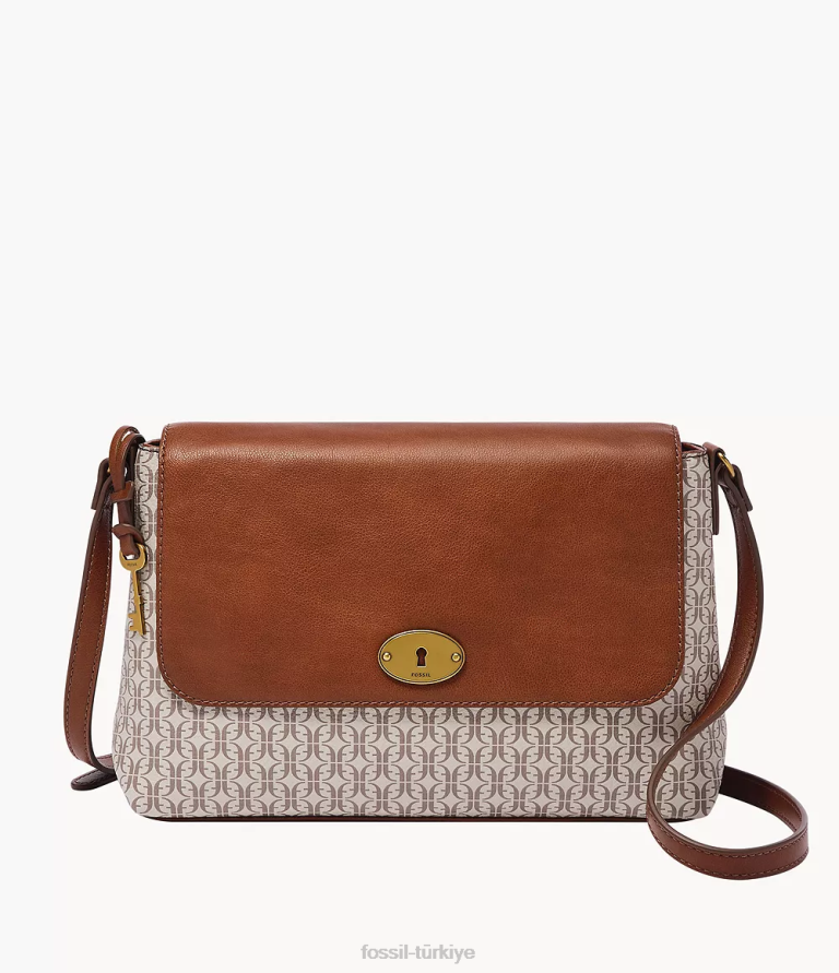 Fossil 6J04651 haki gabriella orta kapaklı çapraz gövde çanta kadınlar