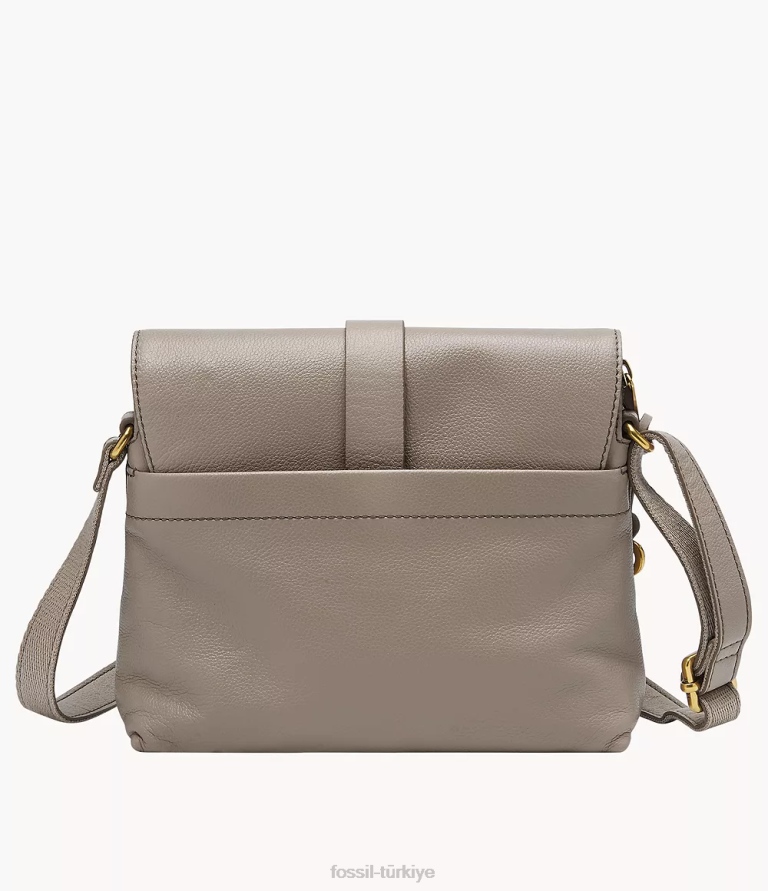 Fossil 6J04652 gri Kinley çapraz vücut çanta kadınlar