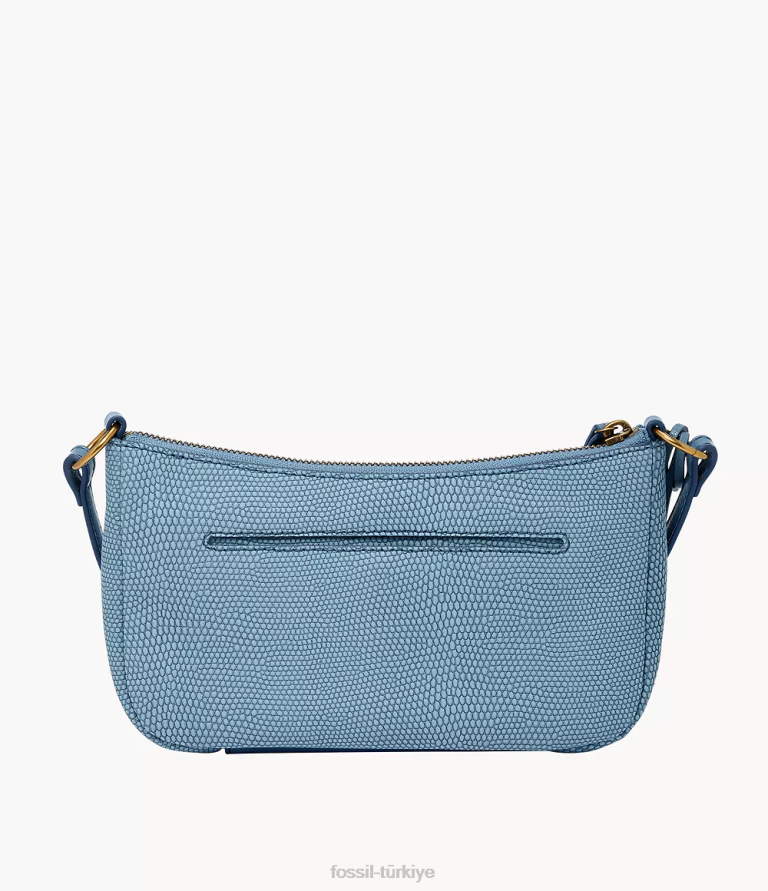 Fossil 6J04654 mavi Skylar baget çanta kadınlar