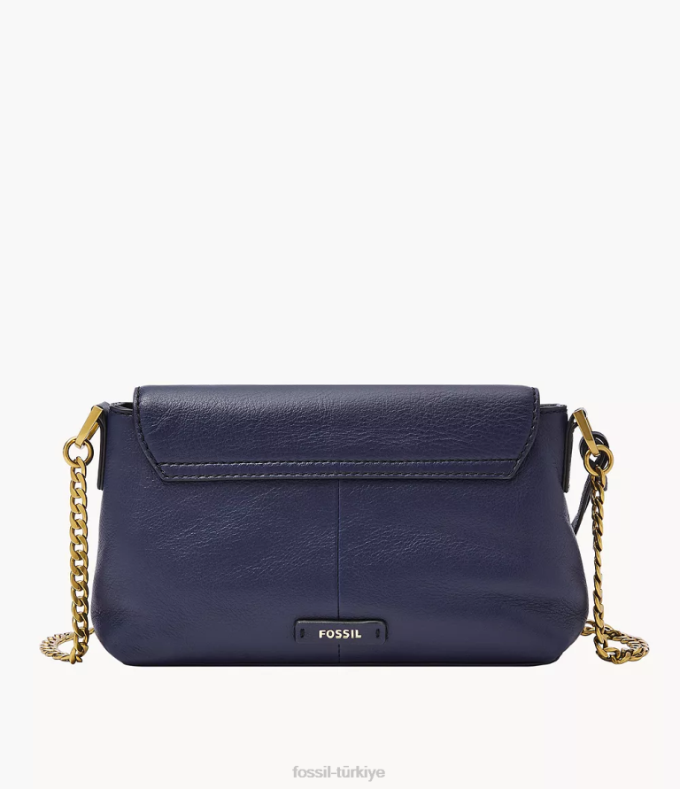 Fossil 6J04656 Donanma gabriella küçük kapaklı çapraz gövde çanta kadınlar