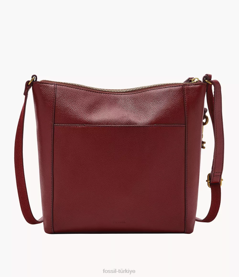 Fossil 6J04663 kırmızı tara çapraz vücut çanta kadınlar