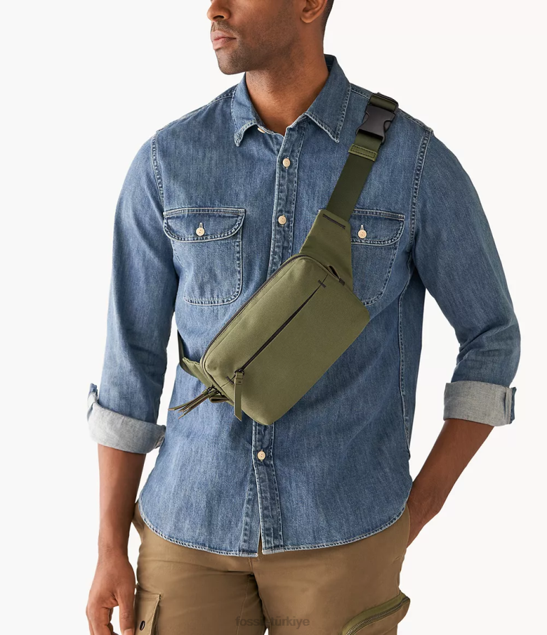 Fossil 6J04676 zeytin weston askılı çanta çanta kadınlar