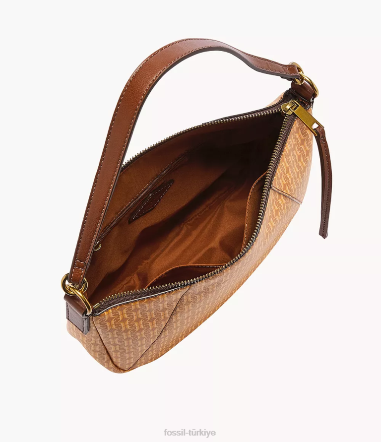 Fossil 6J04682 sarı Skylar çapraz gövdesi çanta kadınlar