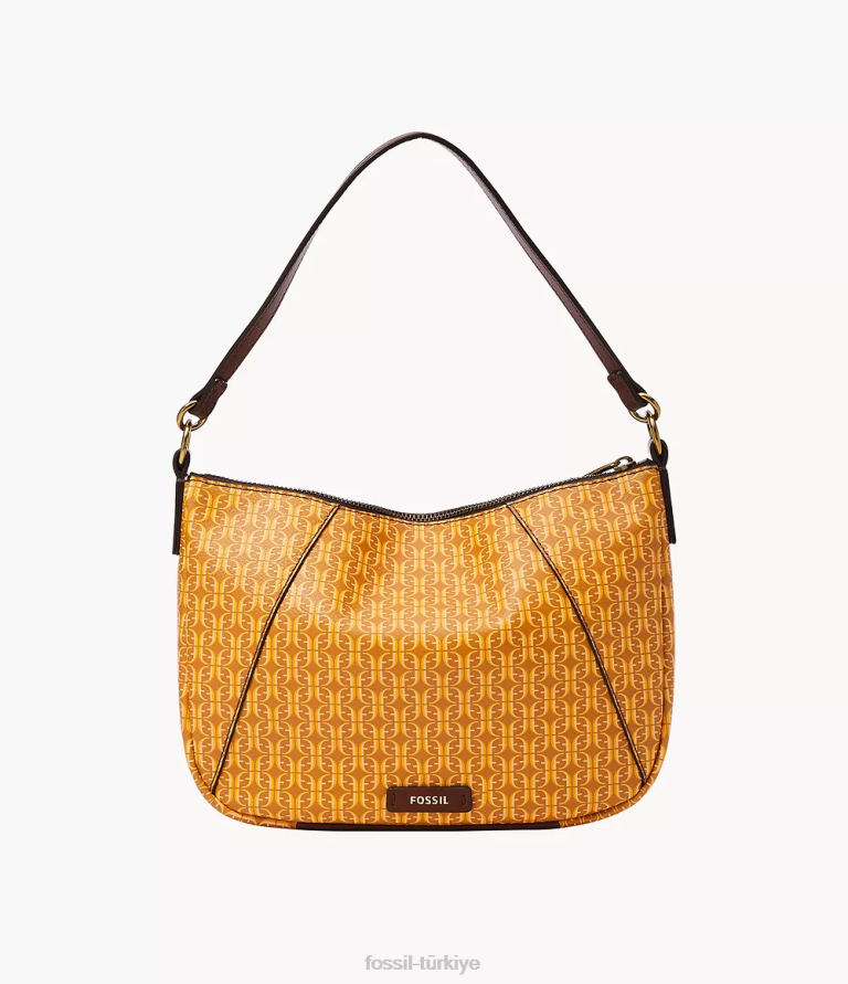 Fossil 6J04682 sarı Skylar çapraz gövdesi çanta kadınlar