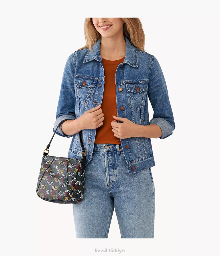 Fossil 6J04690 çok Skylar çapraz gövdesi çanta kadınlar