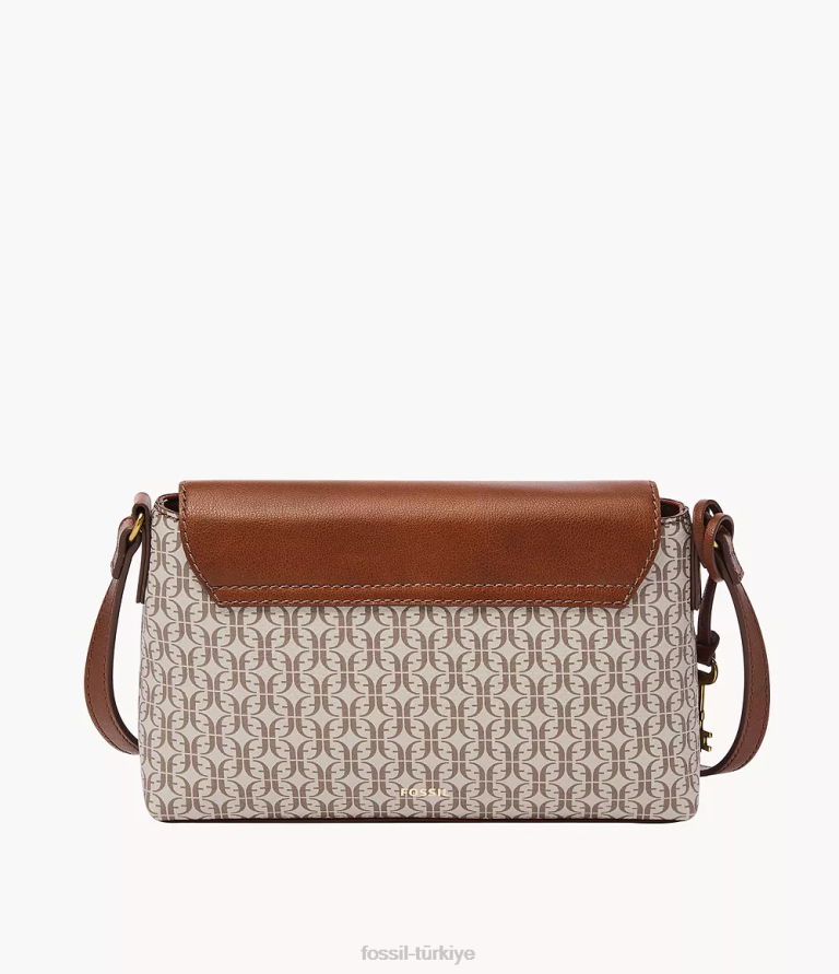 Fossil 6J04694 haki gabriella küçük kapaklı çapraz gövde çanta kadınlar