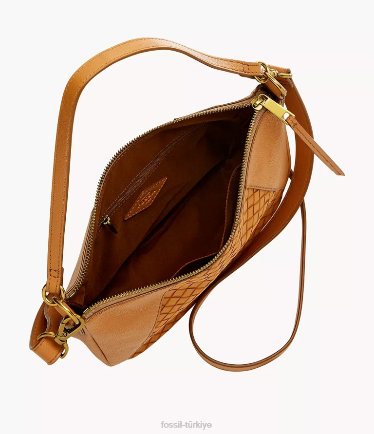 Fossil 6J04696 deve Skylar çapraz gövdesi çanta kadınlar