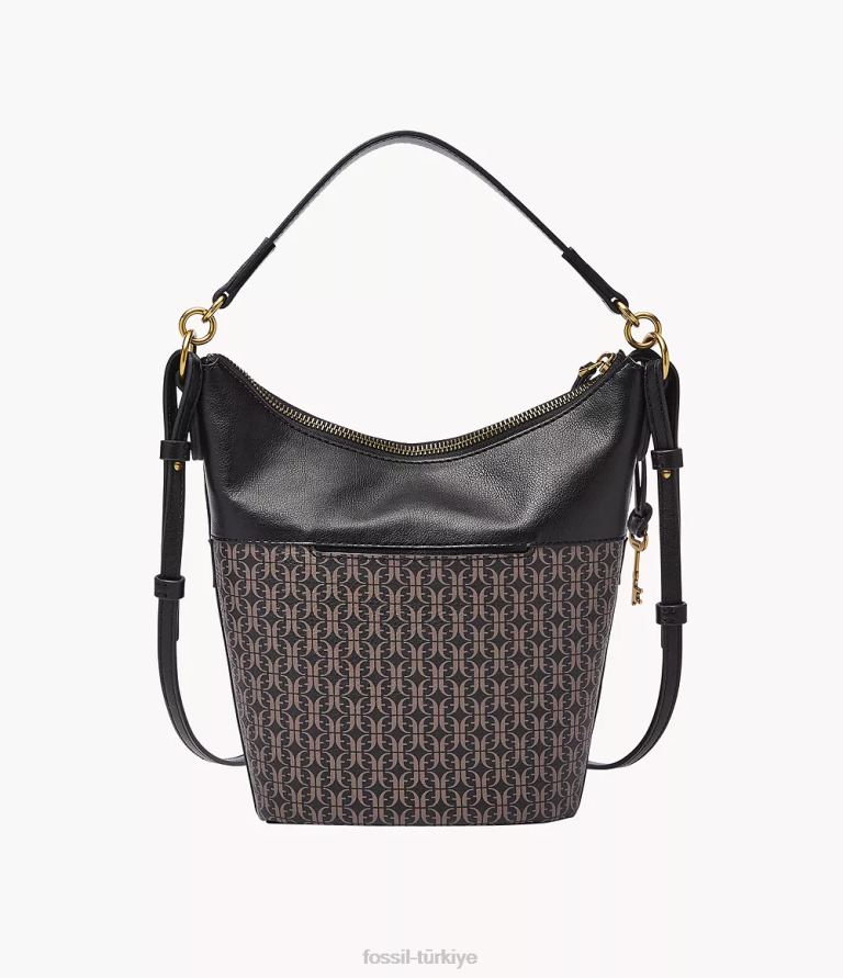 Fossil 6J04698 siyah Talulla küçük serseri çanta kadınlar