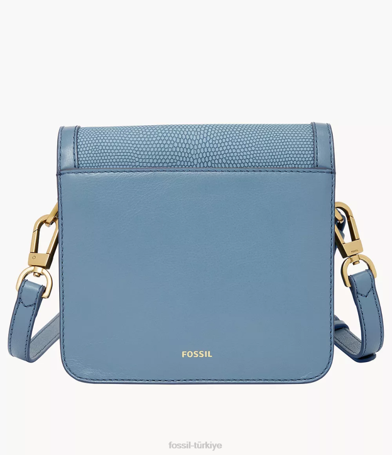 Fossil 6J04699 mavi ainsley küçük çapraz vücut çanta kadınlar