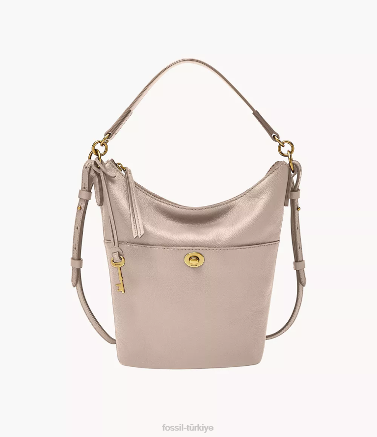 Fossil 6J04708 gri Talulla küçük serseri çanta kadınlar