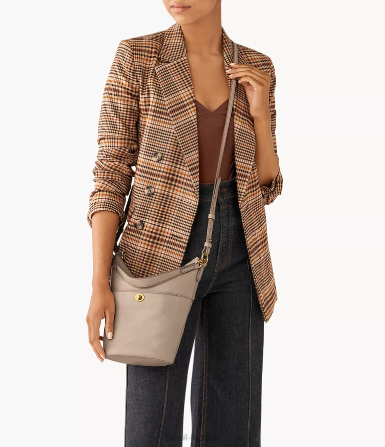 Fossil 6J04708 gri Talulla küçük serseri çanta kadınlar