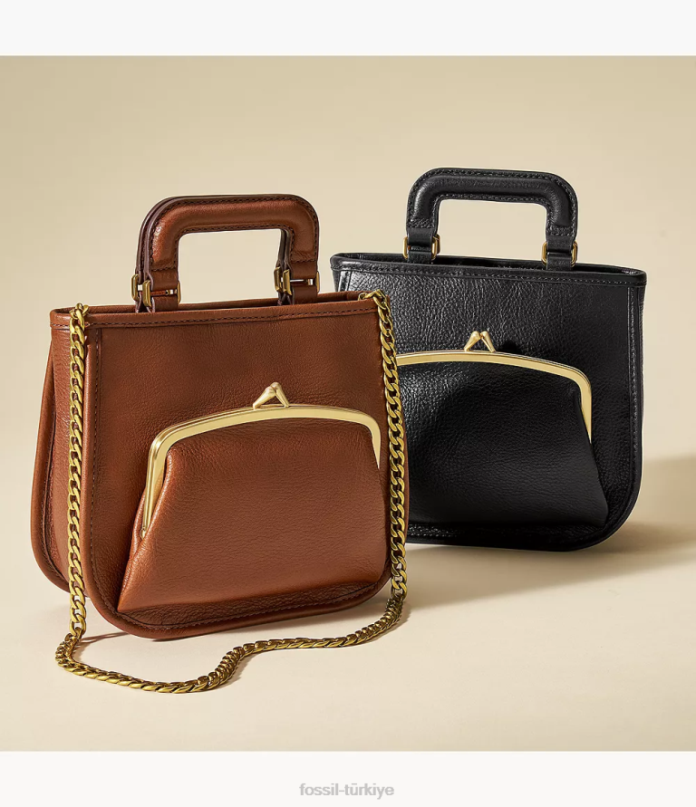 Fossil 6J04729 mavi Kinley çapraz vücut çanta kadınlar