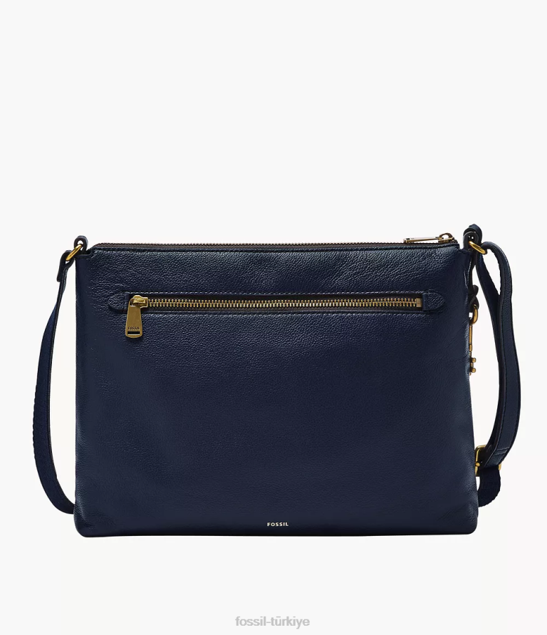 Fossil 6J04729 mavi Kinley çapraz vücut çanta kadınlar