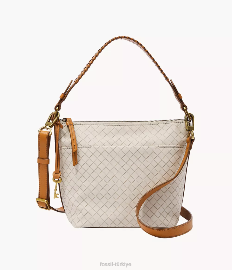 Fossil 6J04738 beyaz julianna serseri çanta kadınlar