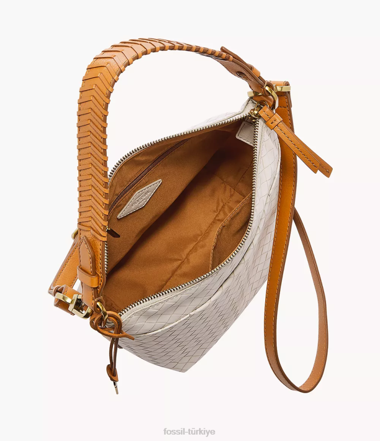Fossil 6J04738 beyaz julianna serseri çanta kadınlar