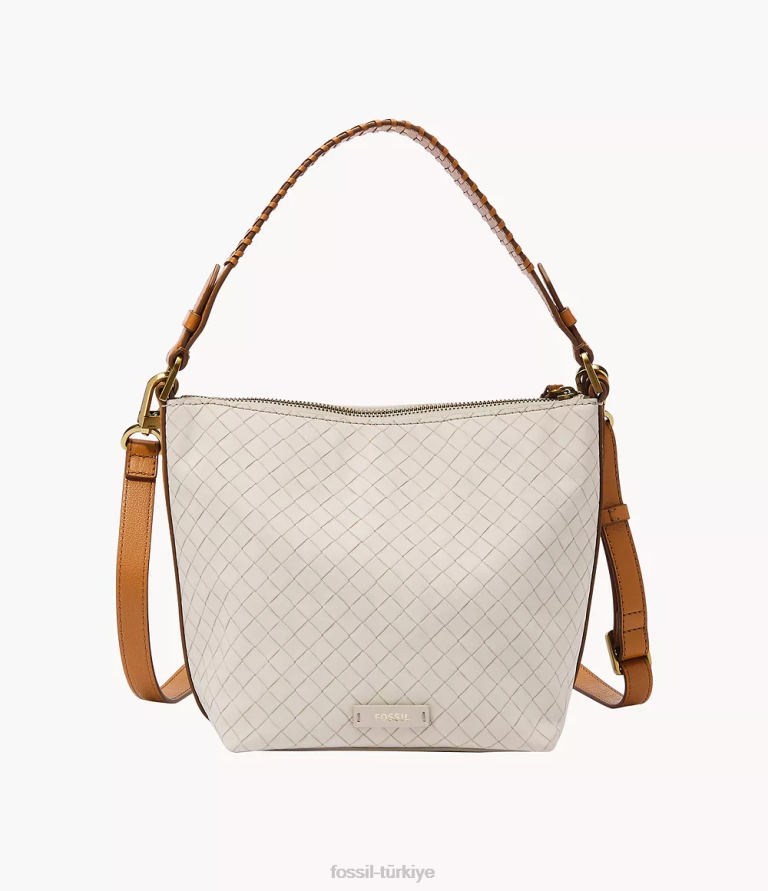 Fossil 6J04738 beyaz julianna serseri çanta kadınlar