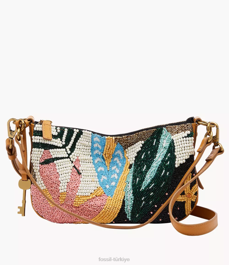 Fossil 6J04742 bronzluk jolie baget çanta kadınlar