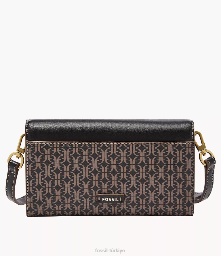 Fossil 6J04885 siyah jori cüzdan çapraz vücut çanta kadınlar